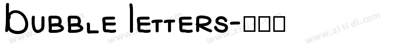Bubble Letters字体转换 Bubble Letters字体转换